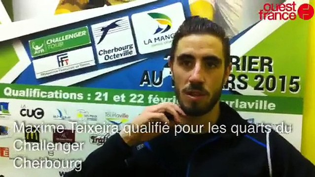 Maxime Teixeira qualifié pour les quarts du Challenger