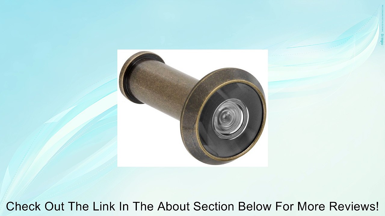 Stanley Hardware V805 Door Viewer in Antique Brass Review