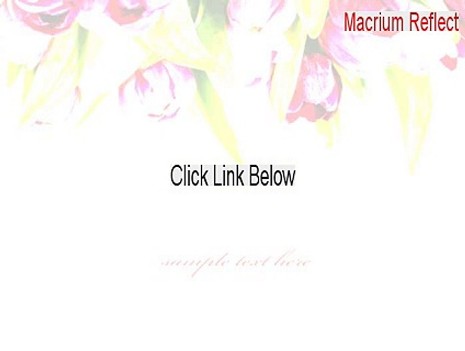 Macrium Reflect Download Free [Free Download 2015]