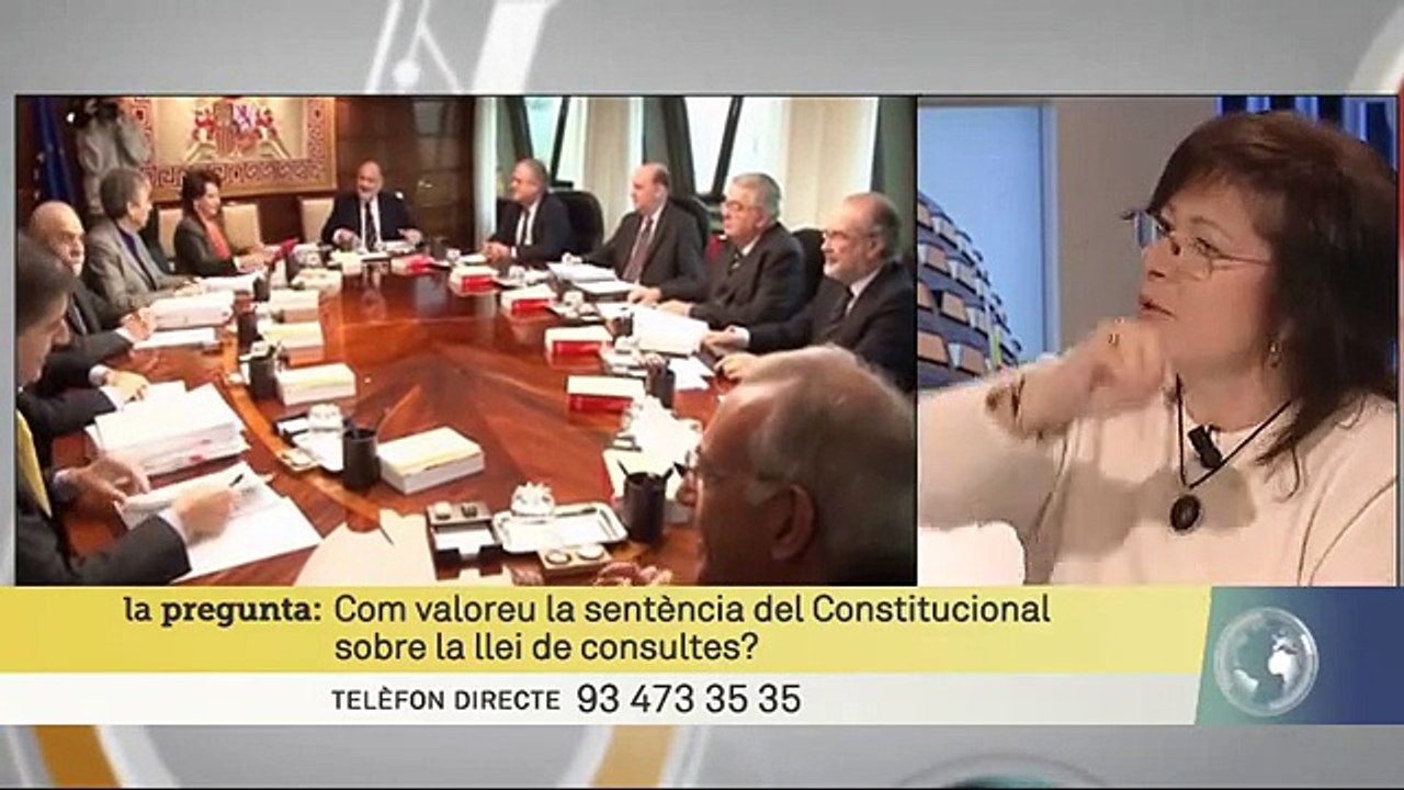 TV3 - Els Matins - Tertúlia del 26/02/15 (part 1) amb Mercè Barceló sobre la sentència del TC
