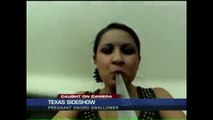 WATCH- Pregnant woman swallows 14-inch sword, pulse tv uncut