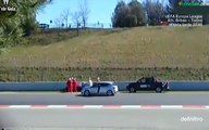 Unpublished VIDEO Fernando Alonso crashed in Montmelo F-1