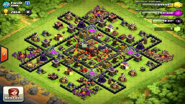 Village HDV 10 Rush Conseils pour votre Village Clash of Clans TH10
