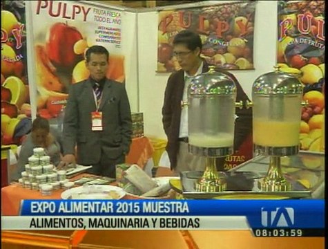 Expoalimentar 2015 muestra maquinaria, bebidas y alimentos
