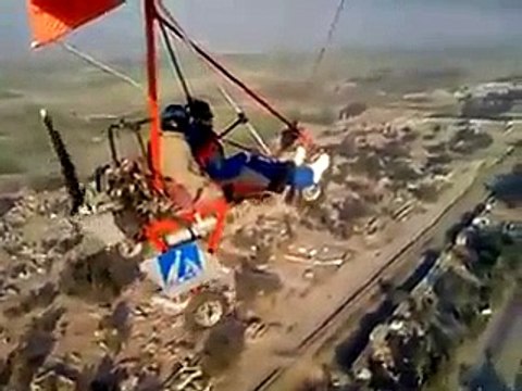 Wacth Pakistani Talent .. Invent Amazing Helicopter from motorcycle ingine