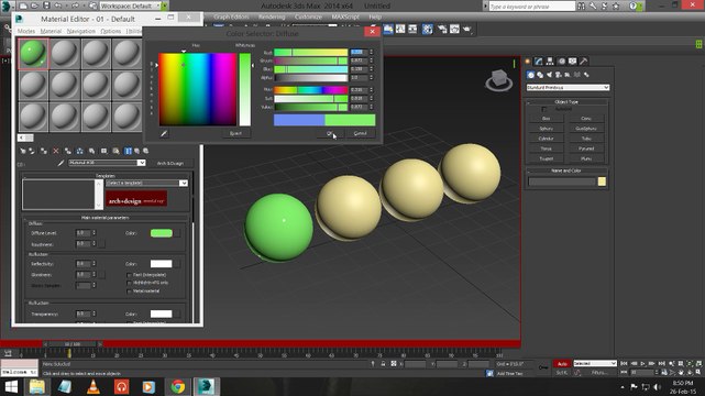 Color Animation in 3Ds Max 2014