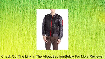 Akademiks Men's Ritter Two Toned Satin Flight Jacket Review