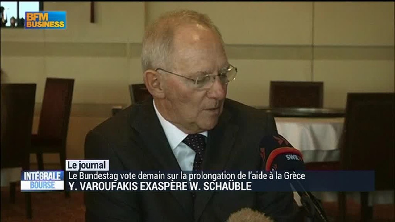 Y. Varoufakis exaspère W. Schaüble