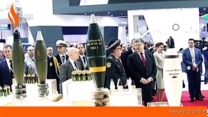 20150225 - Ukraine's president at IDEX 2015