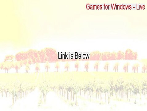 Games for Windows - Live Key Gen (games for windows - live redistributable)