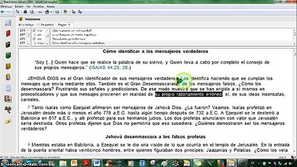 Los Testigos se juzgan ellos mismos y no se dan cuenta. 1 Parte.