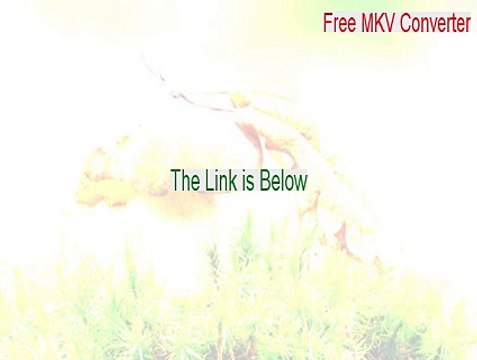 Free MKV Converter Serial [Legit Download]