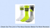 New Nike Men's 3 Pack Dri-fit Crew Socks size 6-8 (M) Review