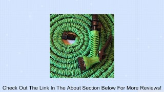 Quality Expandable Hose 75 Feet Green, Expanding, No Kinking, Flexible, Lightweight, Super Strong, Superior to As Seen On TV Pocket Hose, Flex-Able Hose, Magic Hose, Shrinking Hose, DAP Xhose, Flexable Hose, Expands to 3 Times it's Original Length, Water