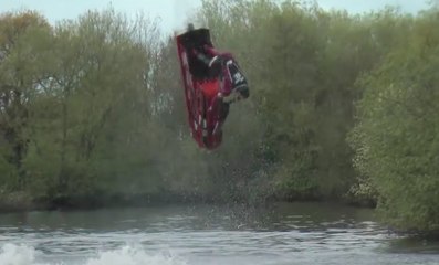 Crazy backflips on jetski!