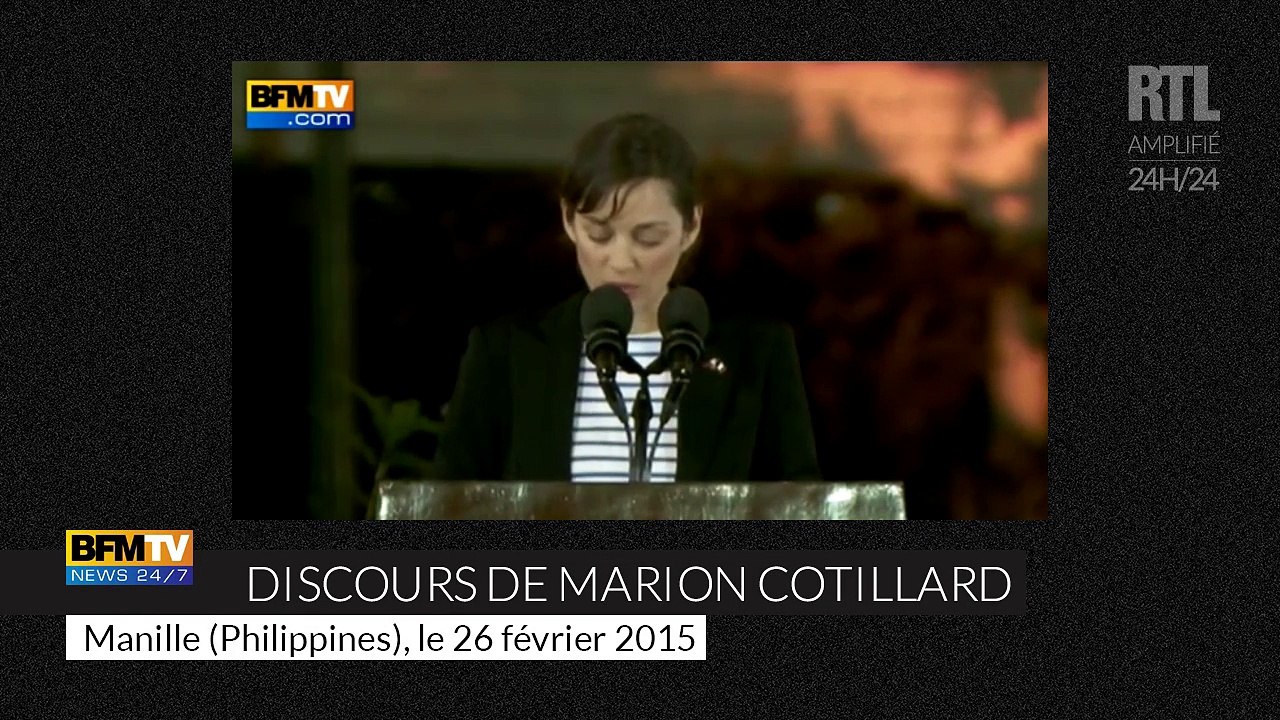 Les discours de Marion Cotillard et Mélanie Laurent en faveur de l'environnement