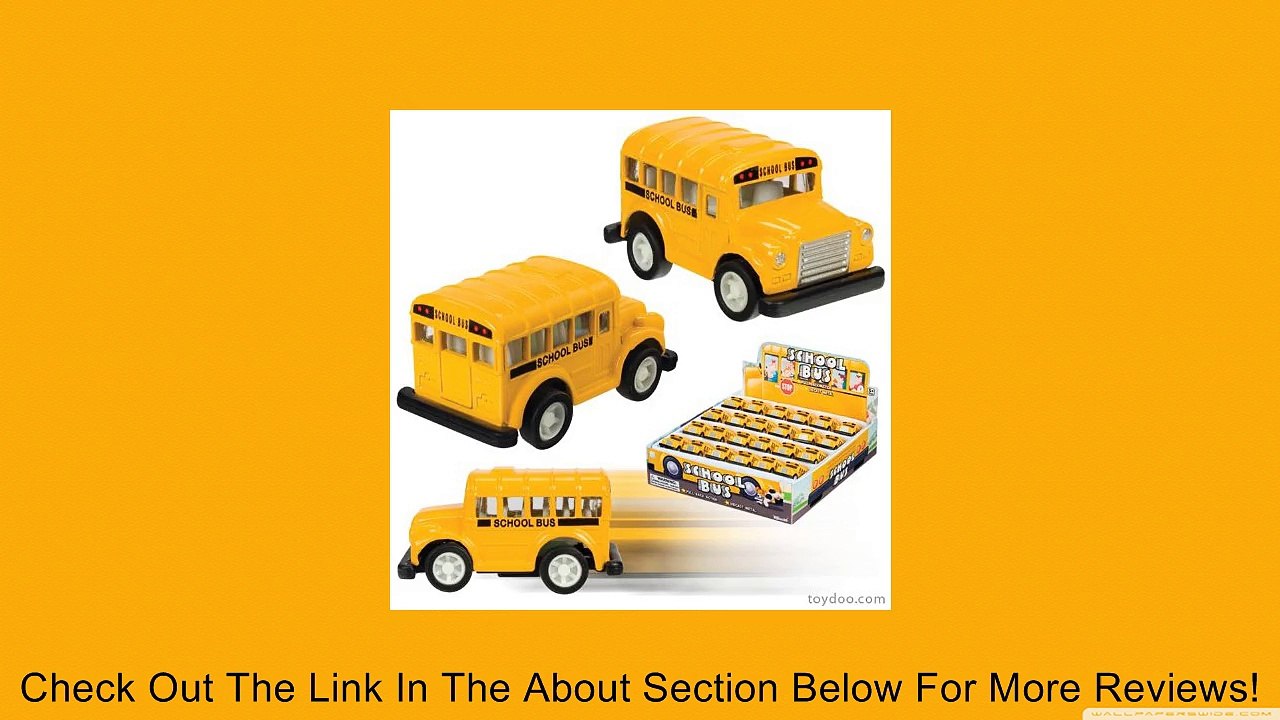 Mini Pull-Back School Bus Review