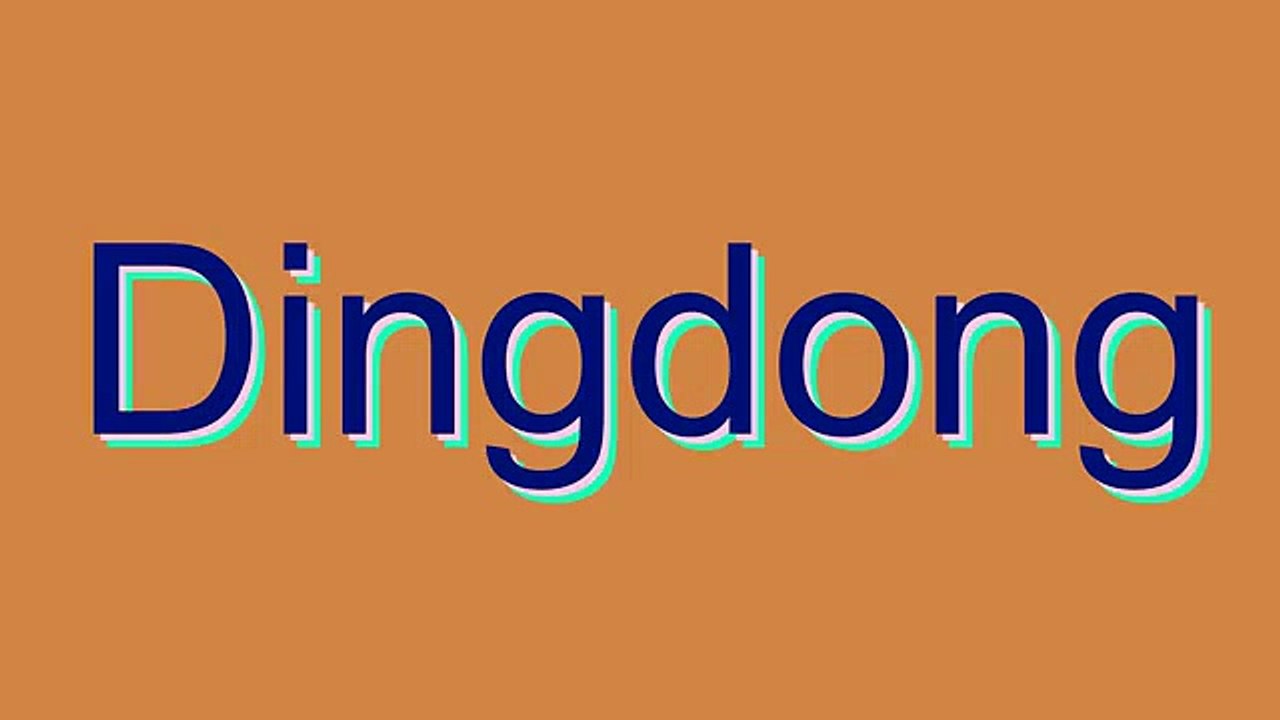 How to Pronounce Dingdong