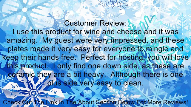 True Fabrications Ceramic Buffet Plates, Set of 4 Review