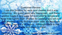 True Fabrications Ceramic Buffet  Plates, Set of 4 Review