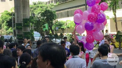 25 Feb 2015 เก้า สุภัสสรา Presenter CP Meiji @ Silom