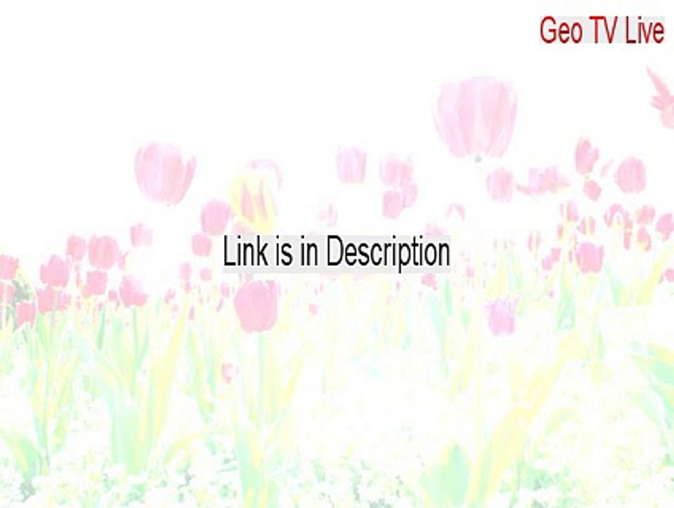 Geo TV Live Cracked - Legit Download 2015