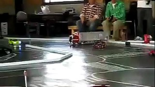amazing car race with truck