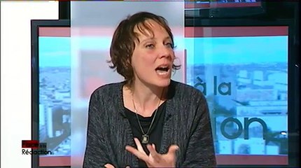 Face à la Rédaction Caroline LARPENT (EELV), porte parole des listes Rassemblement Ecologiste, citoyen, solidaire