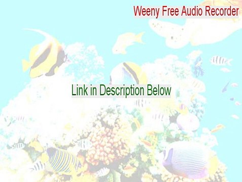 Weeny Free Audio Recorder Keygen (weeny free audio recorder 1.0 2015)