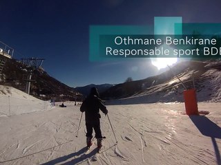 Othmane fait du ski