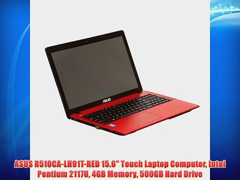 ASUS R510CA-LH91T-RED 15.6 Touch Laptop Computer Intel Pentium 2117U 4GB Memory 500GB Hard