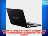 Sony VAIO VGN-FW490JEB 16.4 Notebook (2.53GHz Core 2 Duo P8700 4GB RAM 320GB HDD Blu-ray Read/Write