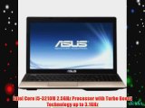K55A-WH51 15.6 LED Notebook - Intel Core i5 i5-3210M 2.50 GHz
