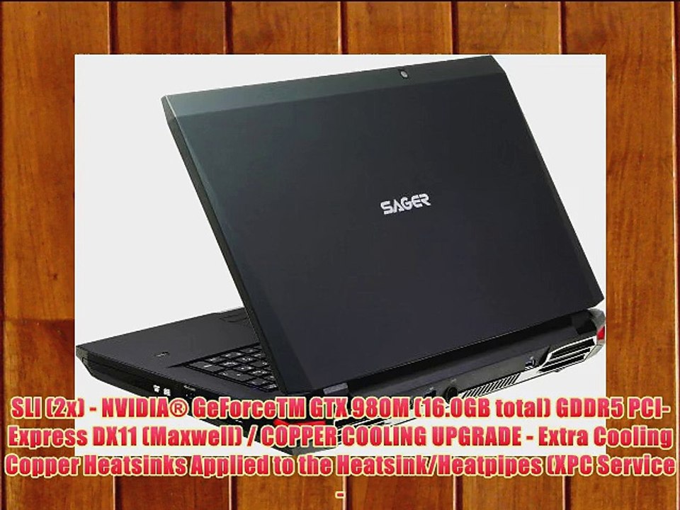 Sager NP9377-S (Built off Clevo P377SM-A) Intel i7-4910MQ / SLI (2x) - NVIDIA? GeForceTM GTX