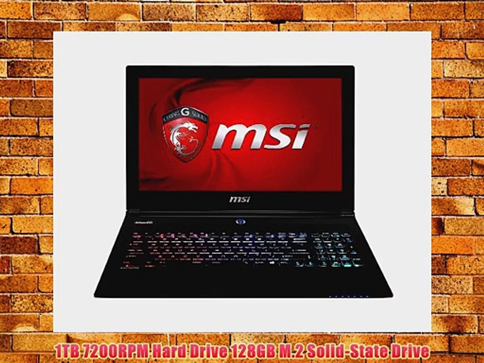 MSI Computer GS60 Ghost Pro-064 15.6-Inch Laptop