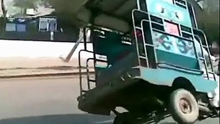 Funny Rickshaw Driving