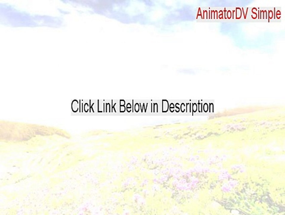 AnimatorDV Simple Serial - animatordv simple review 2015