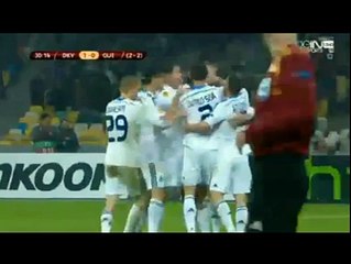 Goal Teodorczyk - Dynamo Kiev 1-0 Guingamp - 26-02-2015