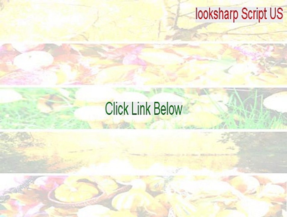 looksharp Script US Serial (Download Here)