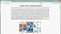 Télécharger Evasion 8.1.3 Jailbreak Untethered iOS complet 7 iPhone iPod Touch iPad