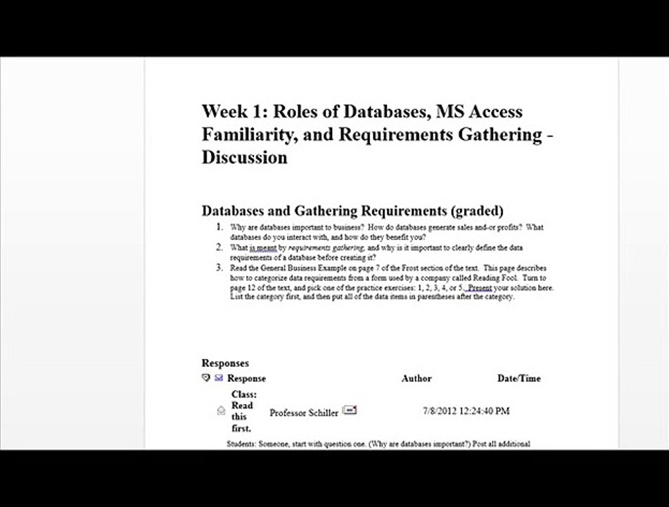 BIS 245 Week 7 iLab