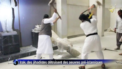 Irak : le groupe EI détruit des sculptures pré-islamiques.