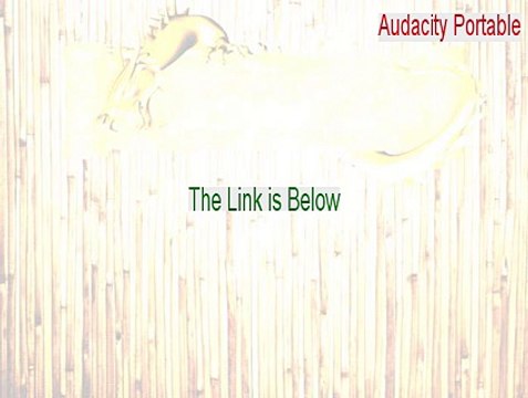 Audacity Portable Cracked - Download Here [2015]