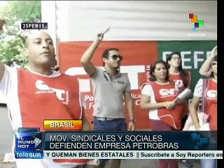 Brazil: unions and social movements join to defend Petrobras