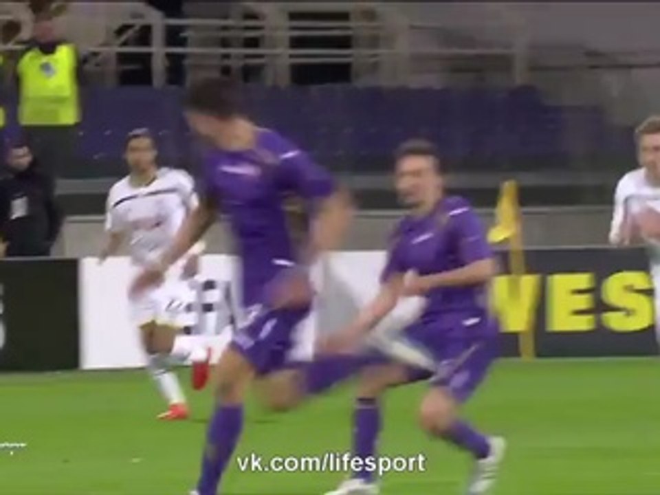 Fiorentina 2 - 0 Tottenham - Europa League - Play Offs - Highlights - 26/02/2015