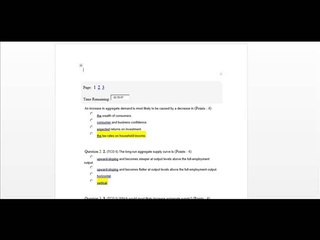 ECON 312 Entire Course + Final Exam