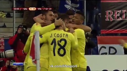 Salzburg 1-3 Villarreal (All Goals and Highlights) UEFA Europa League