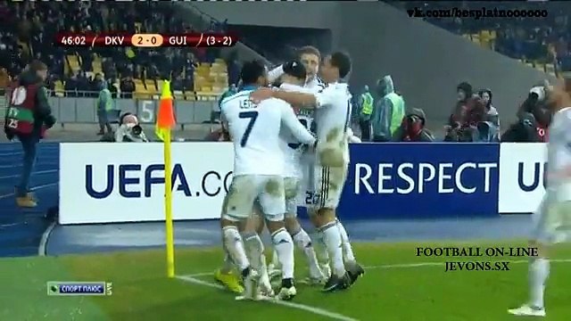 Dynamo Kiev 3 - 1 Guingamp - Europa League - Play Offs - Highlights - 26/02/2015