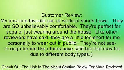 CC 2 Pack Nylon Spandex Tribal Pattern Fold Over Yoga Shorts Review