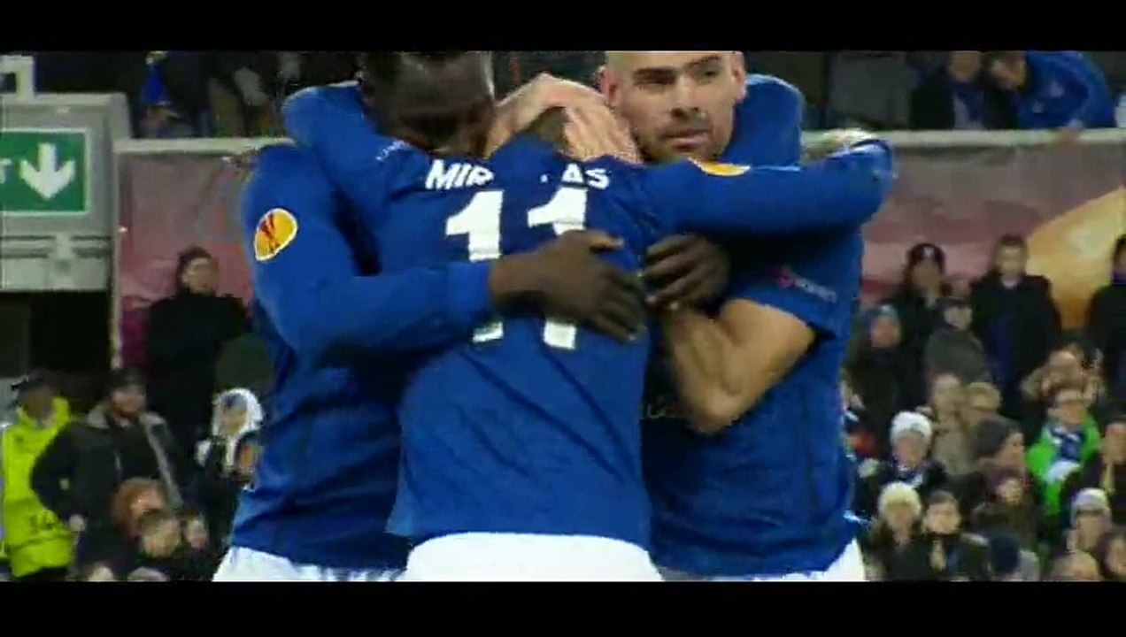 Goal Mirallas - Everton 3-1 Young Boys - 26-02-2015